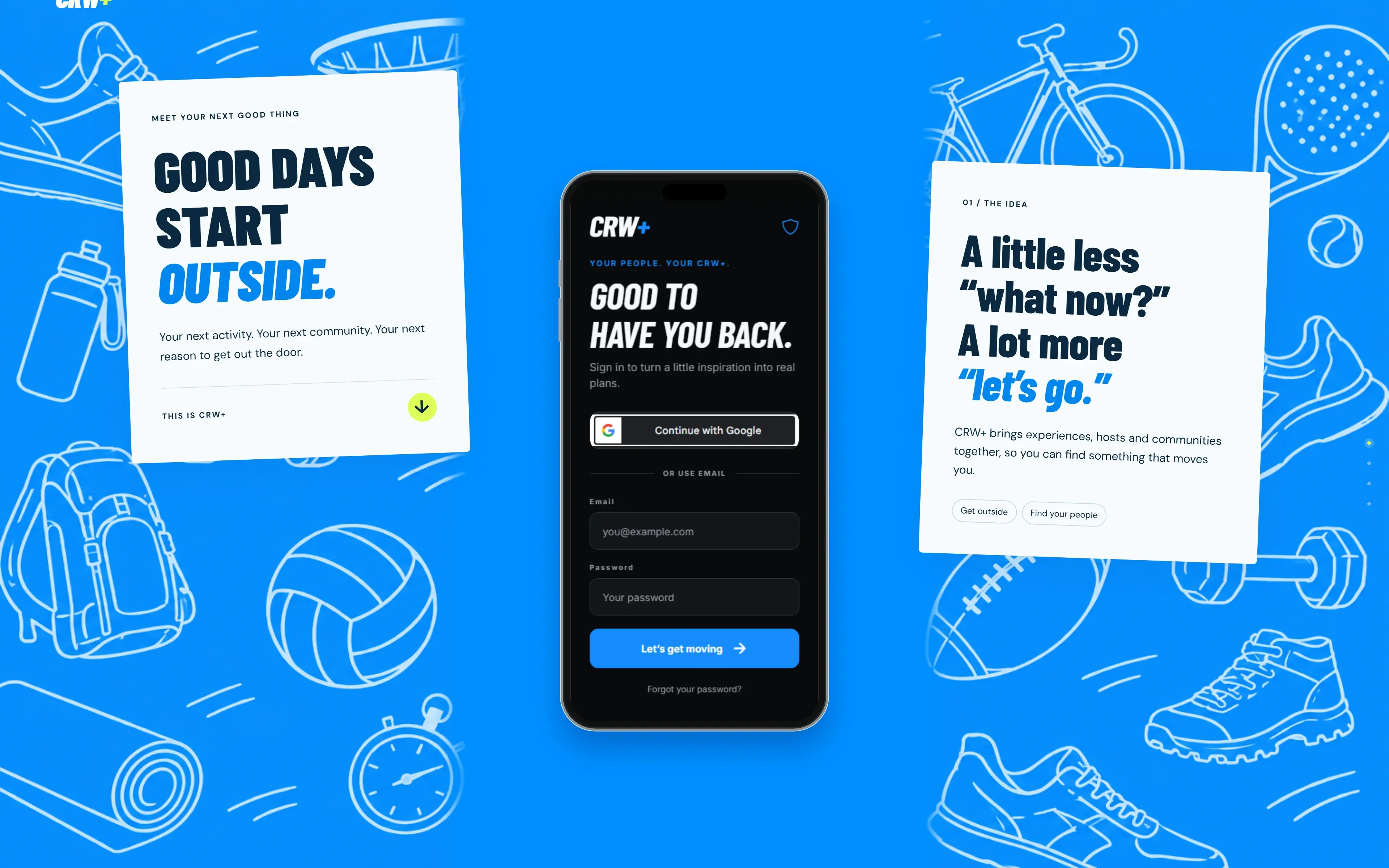CRW+ product screenshot